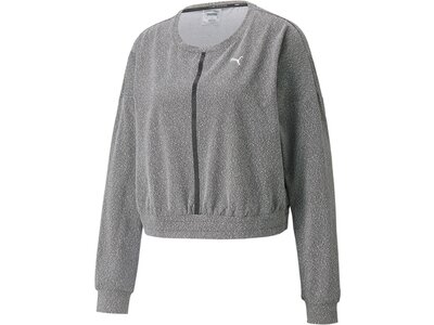 PUMA Damen Sweatshirt Stardust Knit Long Sleeve Grau