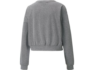 PUMA Damen Sweatshirt Stardust Knit Long Sleeve Grau