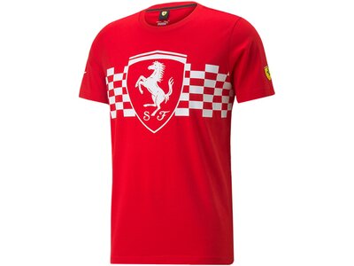 PUMA Herren Shirt Ferrari Race tonal Big Shi Rot