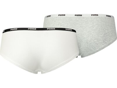 PUMA Underwear - Boxershorts Iconic Hipster 2er Pack Damen Grau