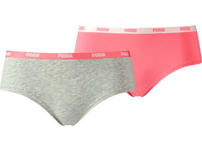 PUMA Damen Slip Iconic Hipster 2er-Pack Pink
