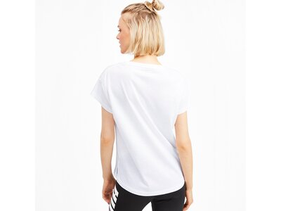 PUMA Damen T-Shirt MODERN SPORT Graphic Tee Weiß