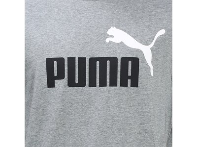PUMA Herren Shirt ESS 2 Col Logo Tee Grau