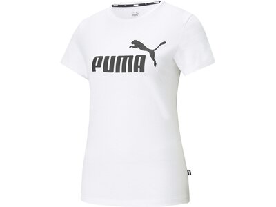 PUMA Damen Shirt ESS Logo Tee Weiß