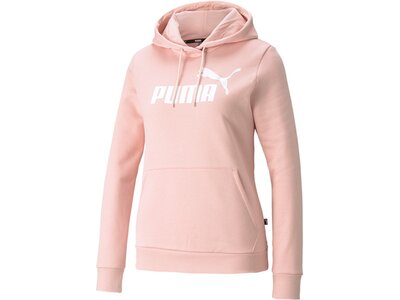 PUMA Damen Sweatshirt ESS Logo Hoodie FL (s) Pink