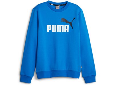 PUMA Kinder Sweatshirt ESS 2 Col Big Logo Crew Blau