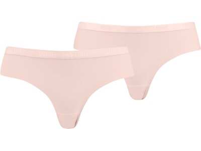 PUMA Damen Unterhose WOMEN MICROFIBER BRAZILIAN 2P Pink
