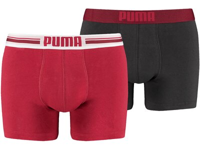 PUMA Underwear - Boxershorts Placed Logo Boxer 2er Pack PUMA Underwear - Boxershorts Placed Logo Box Rot