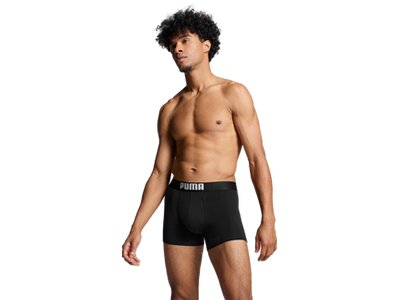 PUMA Underwear - Boxershorts Placed Logo Boxer 2er Pack PUMA Underwear - Boxershorts Placed Logo Box Schwarz