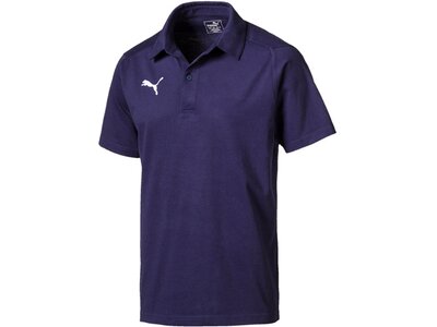 PUMA Fußball - Teamsport Textil - Poloshirts LIGA Casuals Poloshirt Dunkel Blau
