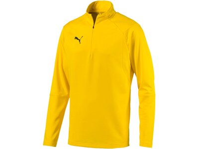 PUMA Fußball - Teamsport Textil - Sweatshirts LIGA Training 1/4 Zip Top Sweatshirt Gold