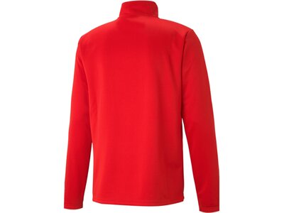 PUMA Herren Shirt teamRISE 1/4 Zip Top Rot