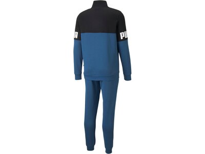 PUMA Herren Sportanzug Puma Power Colorblock Suit Blau