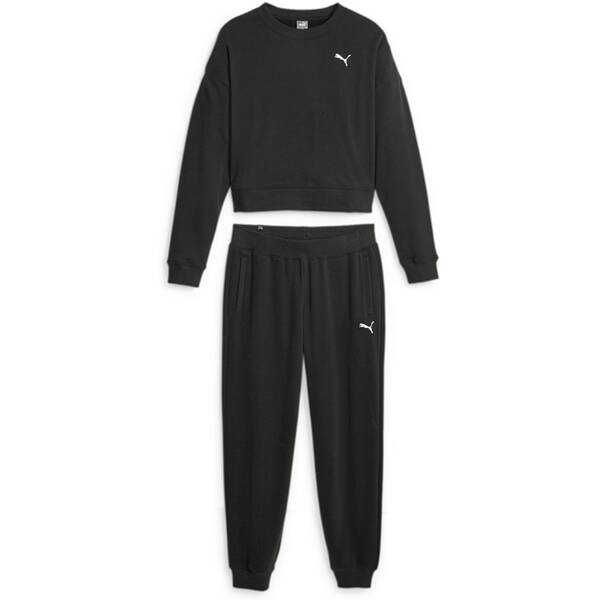 PUMA Damen Sportanzug Loungewear Suit TR › Schwarz  - Onlineshop Intersport