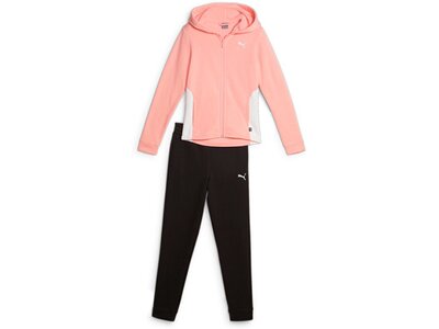 PUMA Kinder Sportanzug Hooded Sweat Suit FL cl G Pink