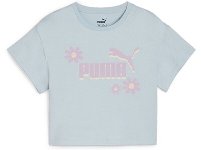 PUMA Kinder Shirt GRAPHICS Summer Flower Tee Silber