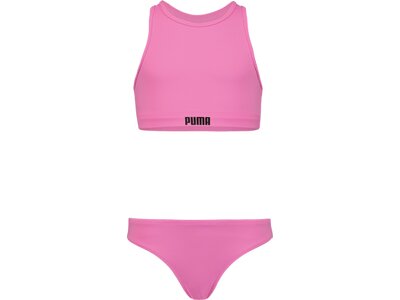 PUMA Kinder Badeanzug SWIM GIRLS RACERBACK BIKINI SE Pink