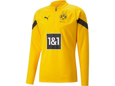 PUMA Herren Shirt BVB Training 1/4 Zip Top w Gelb