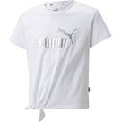 Vorschau: PUMA Kinder Shirt ESS Logo Knotted Tee G