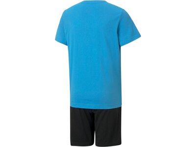 PUMA Kinder Sportanzug Short Jersey Set B Blau