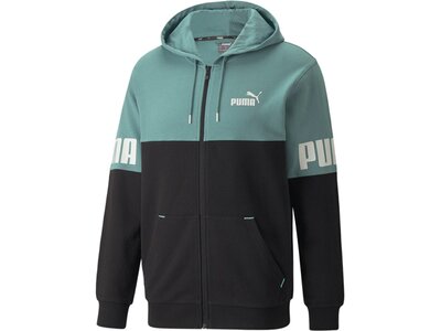 PUMA Herren Sweatshirt Puma Power Colorblock Full Schwarz