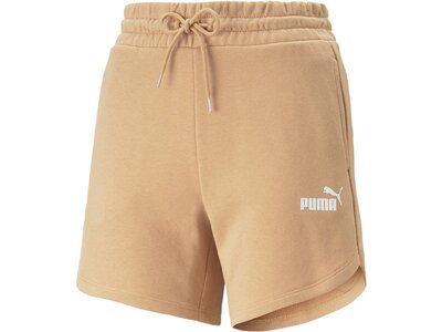 PUMA Damen Shorts ESS 5 High Waist Shorts Braun
