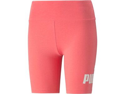 PUMA Damen Tight ESS 7 Logo Short Legging Pink
