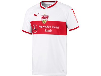 PUMA Herren Fußballtrikot "VfB Stuttgart Home Replica" Kurzarm Weiß