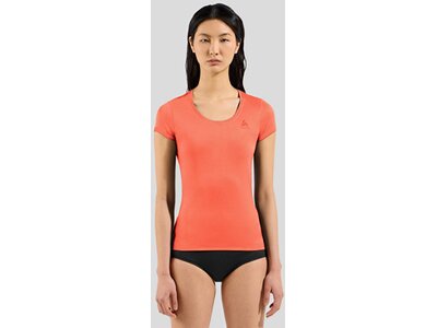 ODLO Damen T-Shirt BL TOP crew neck s/s ACTIVE F-DRY LIGHT Orange