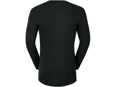 ODLO Herren Unterhemd Shirt l/s v-neck Schwarz