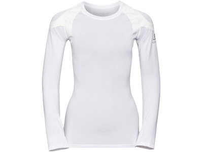 ODLO Damen Baselayer Langarm-Shirt ACTIVE SPINE LIGHT Weiß