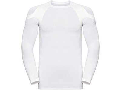 ODLO Herren Baselayer Langarm-Shirt ACTIVE SPINE LIGHT Weiß