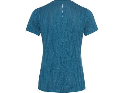ODLO Damen Laufshirt Zeroweight Engineered Chill-Tec Blau