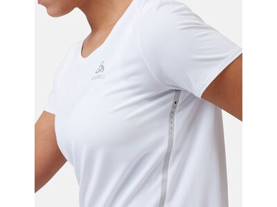 ODLO Damen T-shirt s/s crew neck ZEROWEIG Weiß