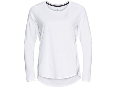ODLO Damen T-shirt l/s crew neck ZEROWEIG Weiß