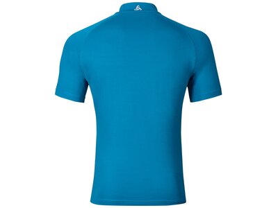 ODLO Herren T-shirt s/s 1/2 zip VIRGO Blau