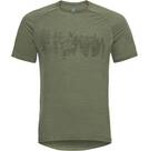 matte green - forest graphic S