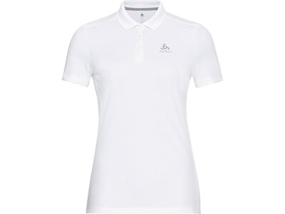 ODLO Damen Polo Polo shirt s/s F-DRY Weiß