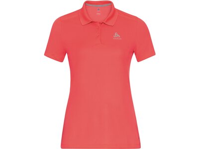 ODLO Damen Polo Polo shirt s/s F-DRY Rot