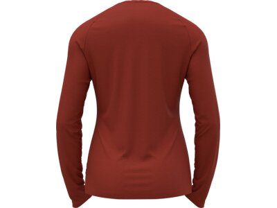 ODLO Damen Shirt T-shirt crew neck l/s MERINO 2 Rot