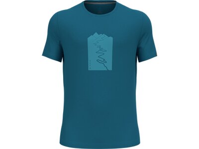 ODLO Herren Shirt T-shirt crew neck s/s NIKKO TR Blau
