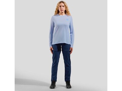 ODLO Damen Shirt ASCENT MERINO 160 MATTERHORN Blau