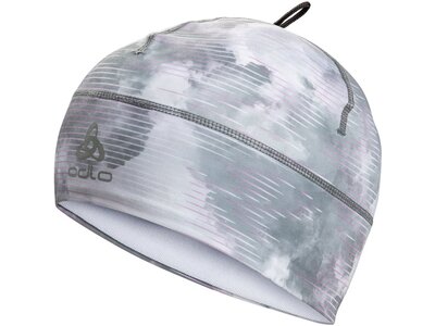 ODLO Mütze mit Print Polyknit Warm Eco Silber