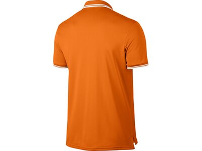 NIKE Herren Tennis-Poloshirt Kurzarm Orange