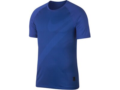 NIKE Fußball - Textilien - T-Shirts Pro Shortsleeve Shirt Blau