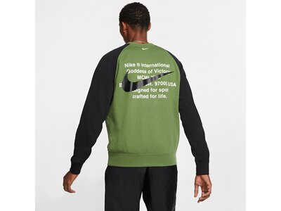 NIKE Lifestyle - Textilien - Sweatshirts Swoosh French Terry Crew Sweatshirt Schwarz