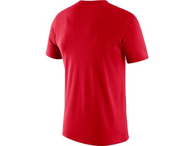 NIKE Herren Basketball T-Shirt "NBA Bull Logo" Rot