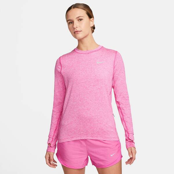NIKE Damen Laufshirt Langarm › Pink  - Onlineshop Intersport
