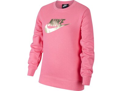NIKE Kinder Sweatshirt G NSW SHINE FT CREW Q5 Pink