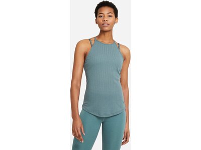 NIKE Damen Yoga-Top "Nike Yoga Pointelle" Grau